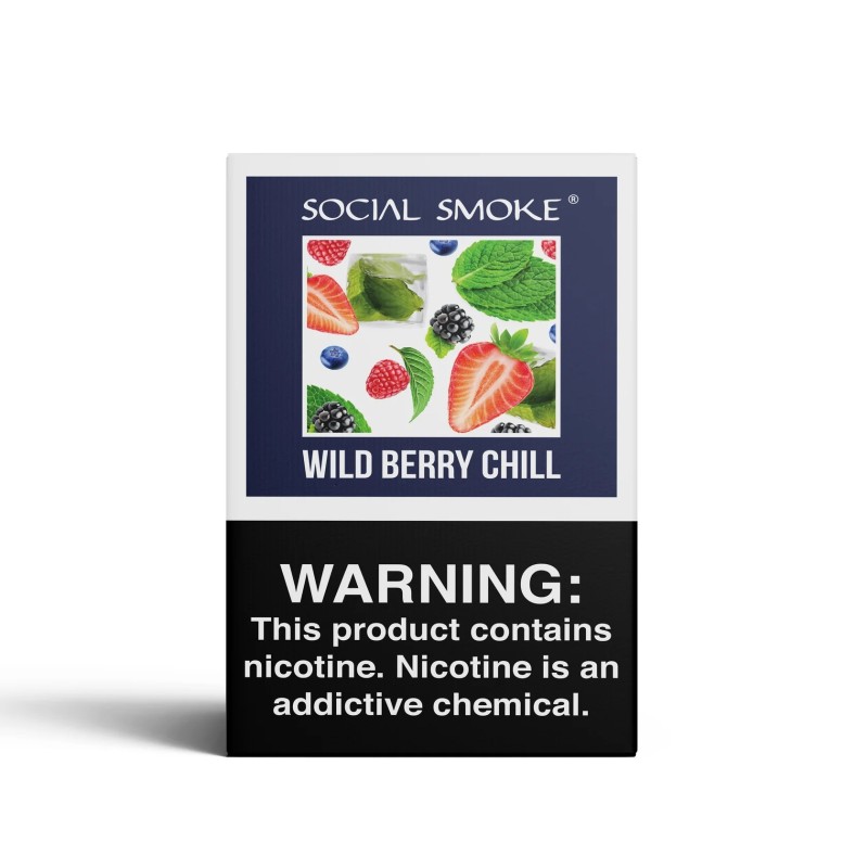 Social Smoke Tobacco  Wild Berry Chill  50G