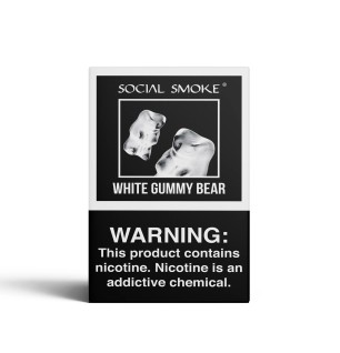 Social Smoke Tobacco  White Gummy Bear  50G