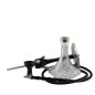 KOSSER WOODEN HOOKAH Black&silver