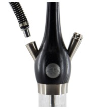 KOSSER WOODEN HOOKAH Black&silver