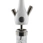 K0SSER WOODEN HOOKAH White&Silver