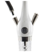 K0SSER WOODEN HOOKAH White&Silver