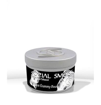 SOCIAL SMOKE WHITE GUMMY BEAR 100G