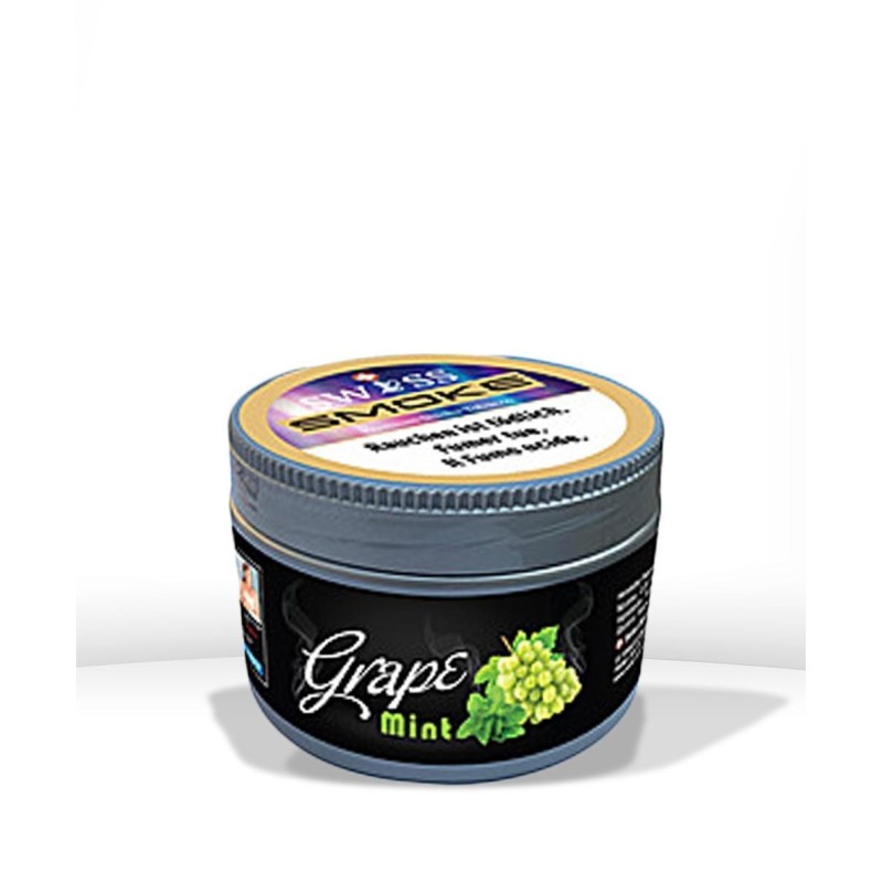 Swiss Smoke Shisha Tabak – Grape Mint 100G