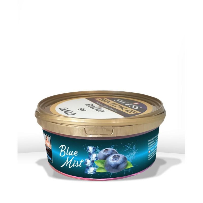 Swiss Smoke Shisha tabac Tabak – Blue Mist 1000G