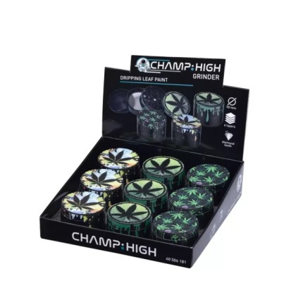 Champ High – Dripping Leaf Paint Grinder 50mm (Display 9 )