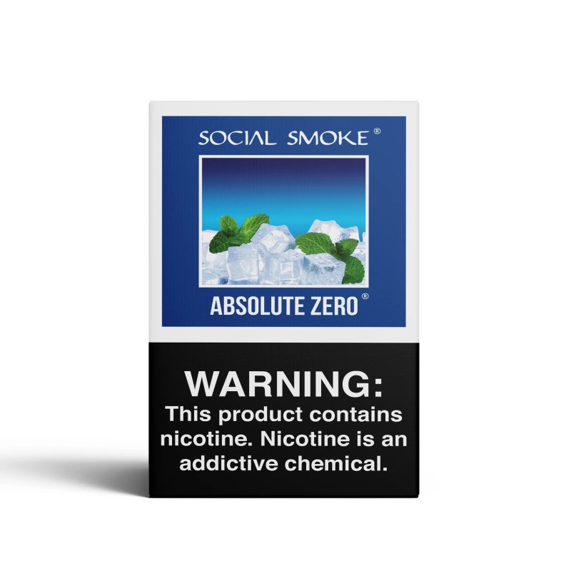 Social Smoke Tobacco  Absolute Zero  50G