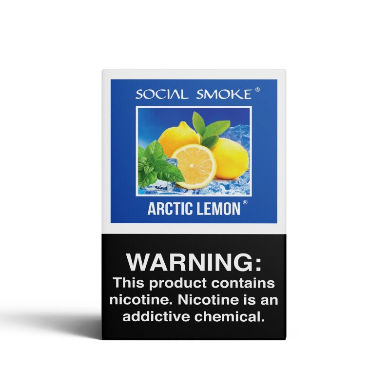 Social Smoke Tobacco  Artic Lemon  50G