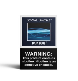 Social Smoke Tobacco  Baja Blue  50G