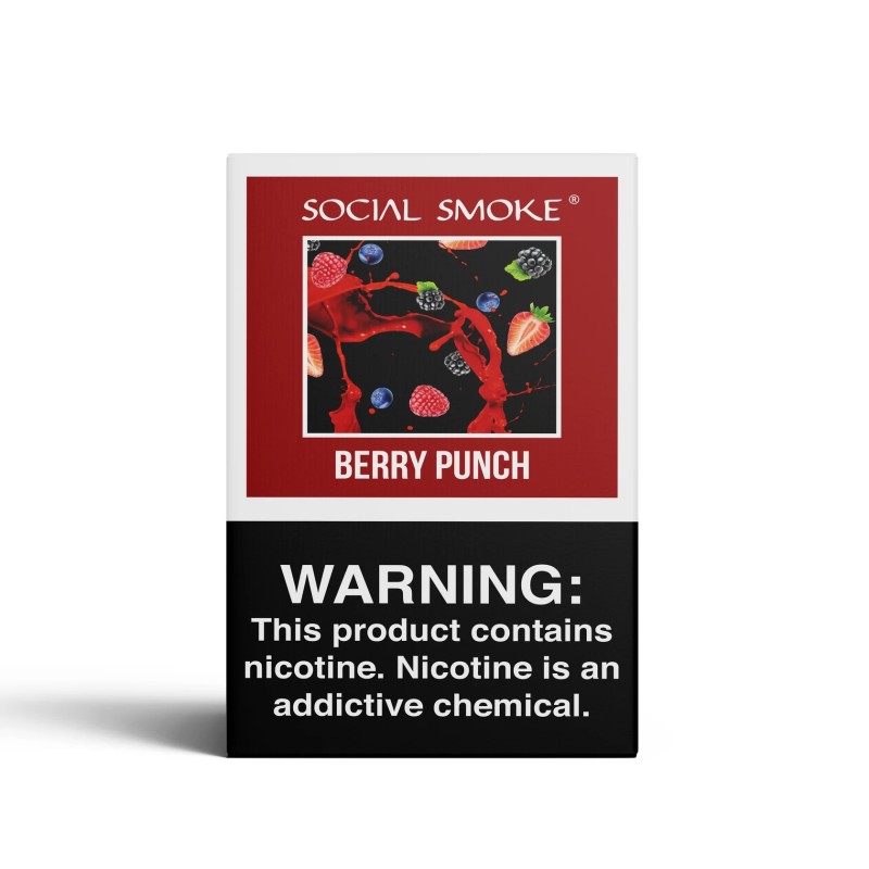 Social Smoke Tobacco  Berry Punch  50G