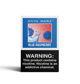 Social Smoke Tobacco  Blue Raspberry  50G