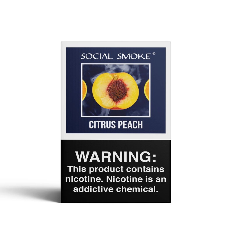 Social Smoke Tobacco  Citrus Peach  50G