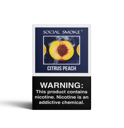 Social Smoke Tobacco  Citrus Peach  50G